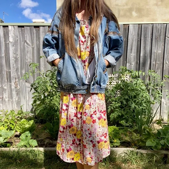 Boho Dreamy Floral Lace-up Maxi - Picture 5 of 6